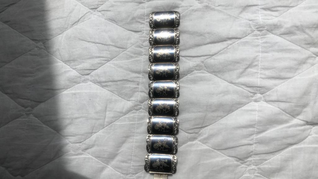 Zilveren armband, Sieraden, Tassen en Uiterlijk, Armbanden, Ophalen of Verzenden, Zo goed als nieuw, Zilver