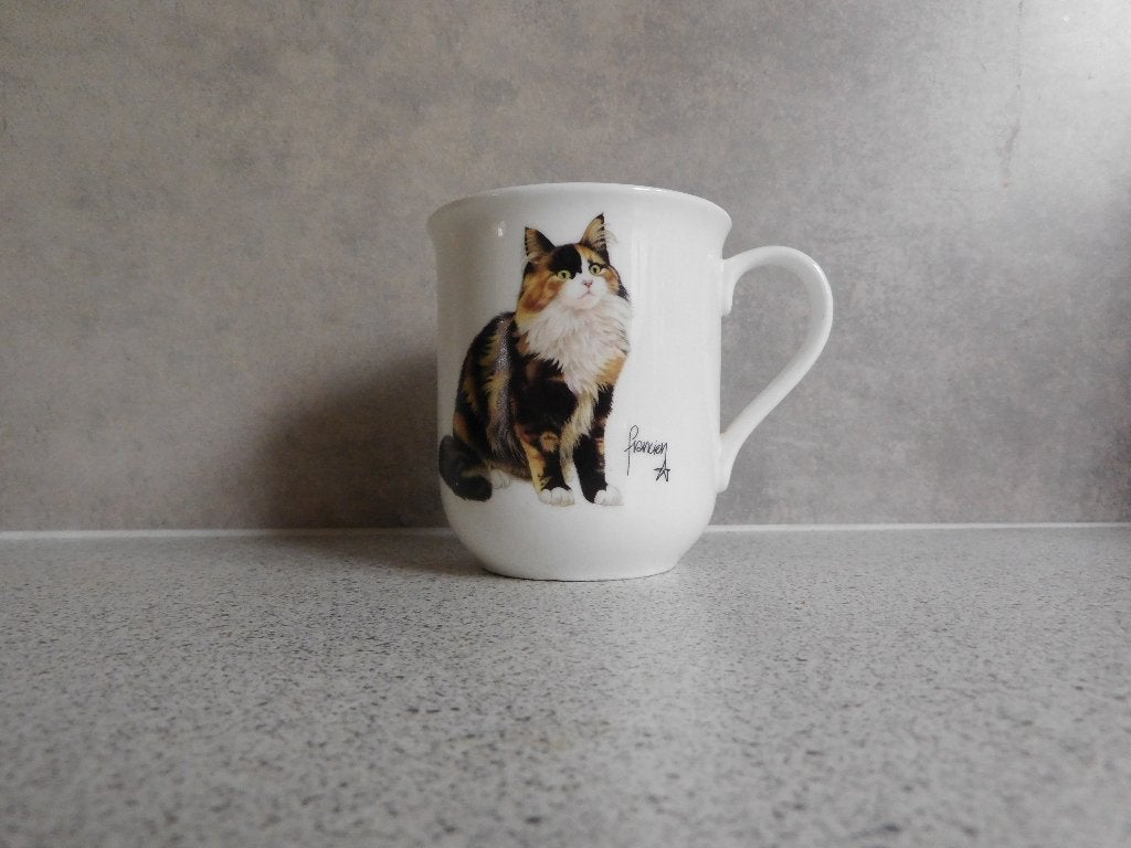 Mok 250 ml. 9x8,5 cm. Noortje Francien van Westering, Overige merken, Zo goed als nieuw, Overige stijlen, Porselein