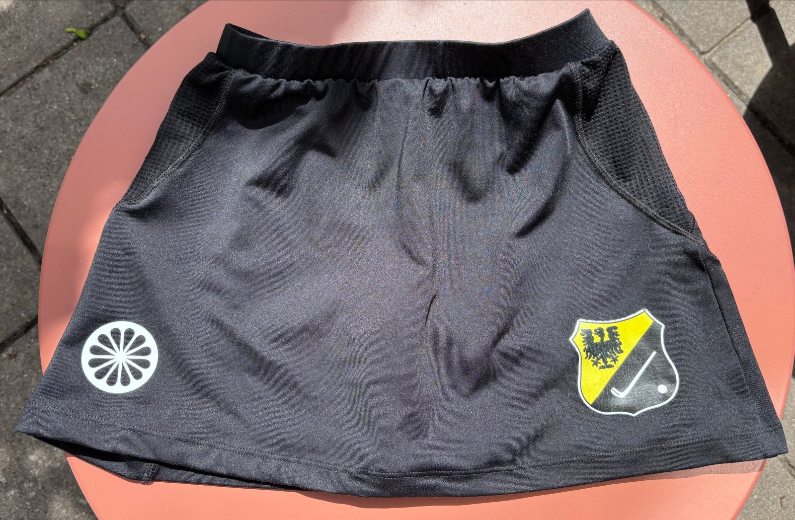 Zwart Indian Maharadja hockey rokje met DHV logo maat 152, Ophalen of Verzenden, Zo goed als nieuw, Kleding