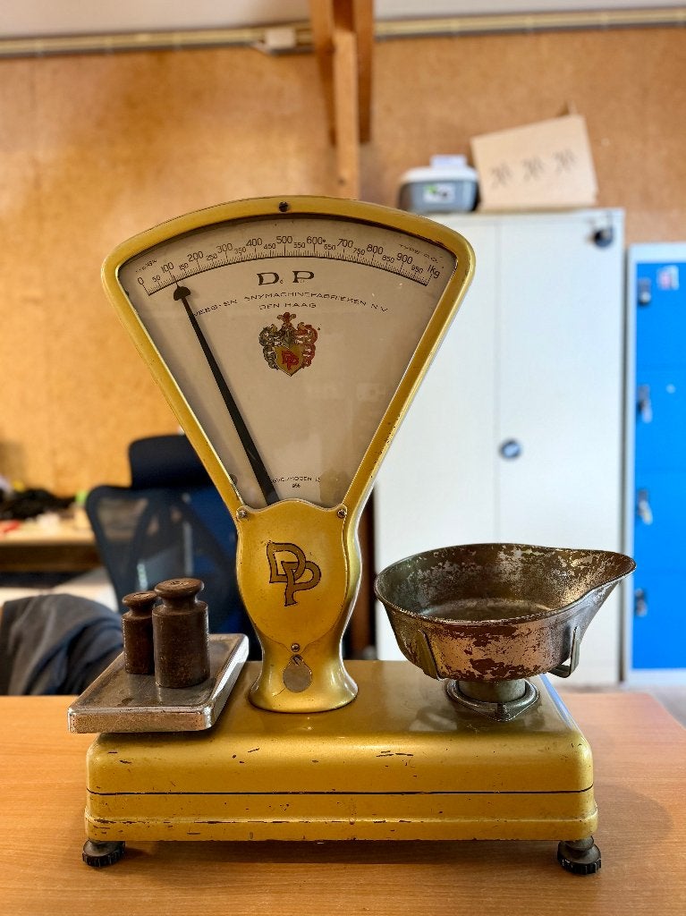 Vintage weegschaal, Ophalen, Gebruikt