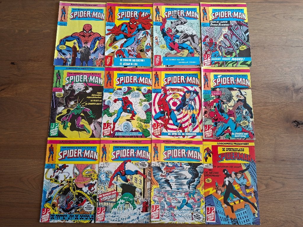 12x De spektakulaire Spiderman, Boeken, Meerdere comics, Ophalen of Verzenden, Gelezen, Amerika