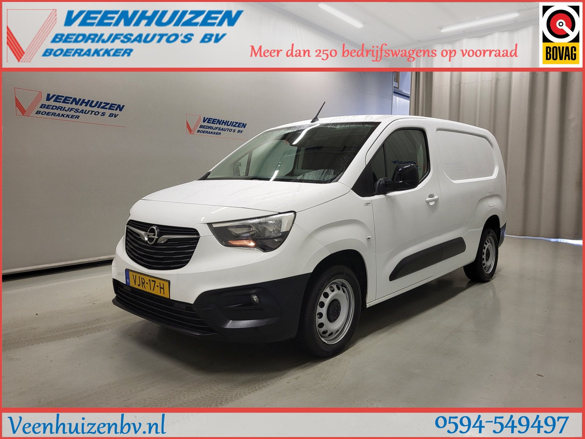 Opel Combo 1.5D 130pk L2/H1 Automaat Euro 6! (bj 2021), Auto's, Bestelauto's, Gebruikt, Euro 6, 4 cilinders, Origineel Nederlands