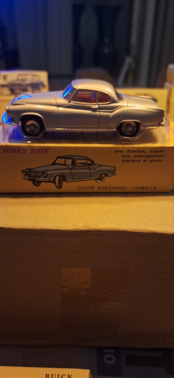 Atlas Dinky Toys Coupé Borgward Isabella, Ophalen of Verzenden, Zo goed als nieuw, Auto