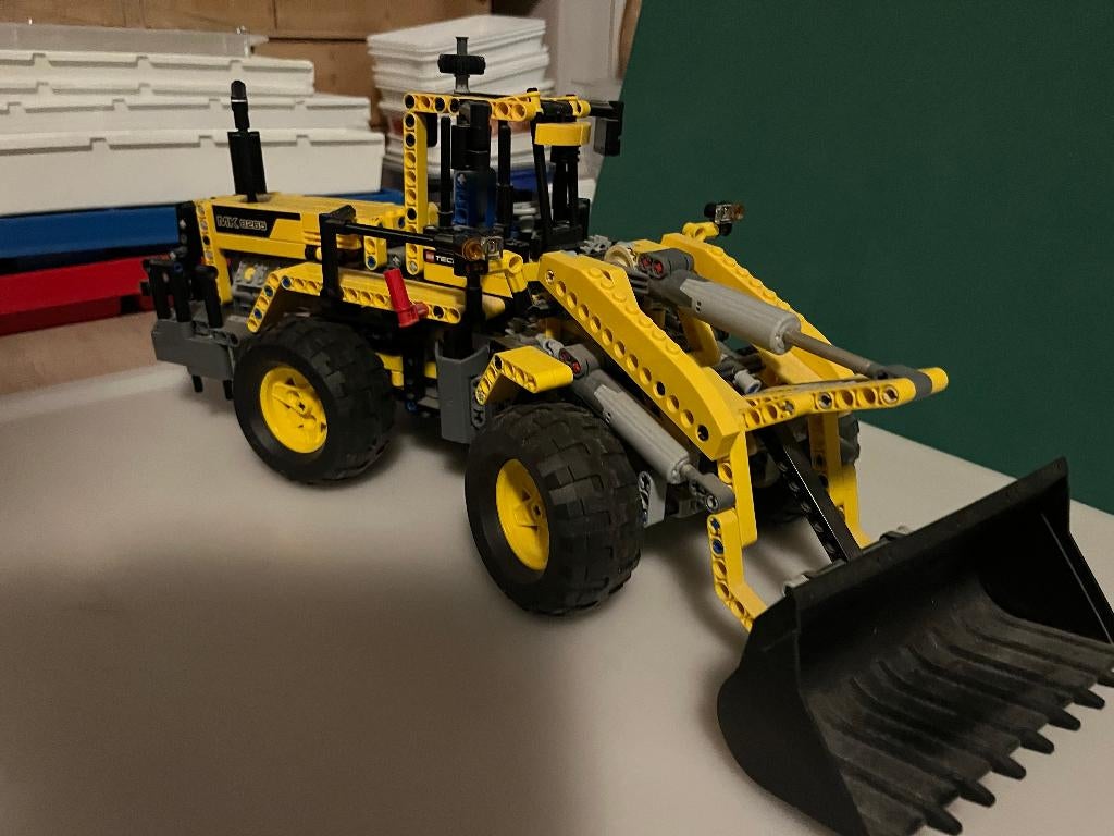 lego technic 8265 Voorlader shovel of Wiellader, Kinderen en Baby's, Speelgoed | Duplo en Lego, Ophalen of Verzenden, Zo goed als nieuw