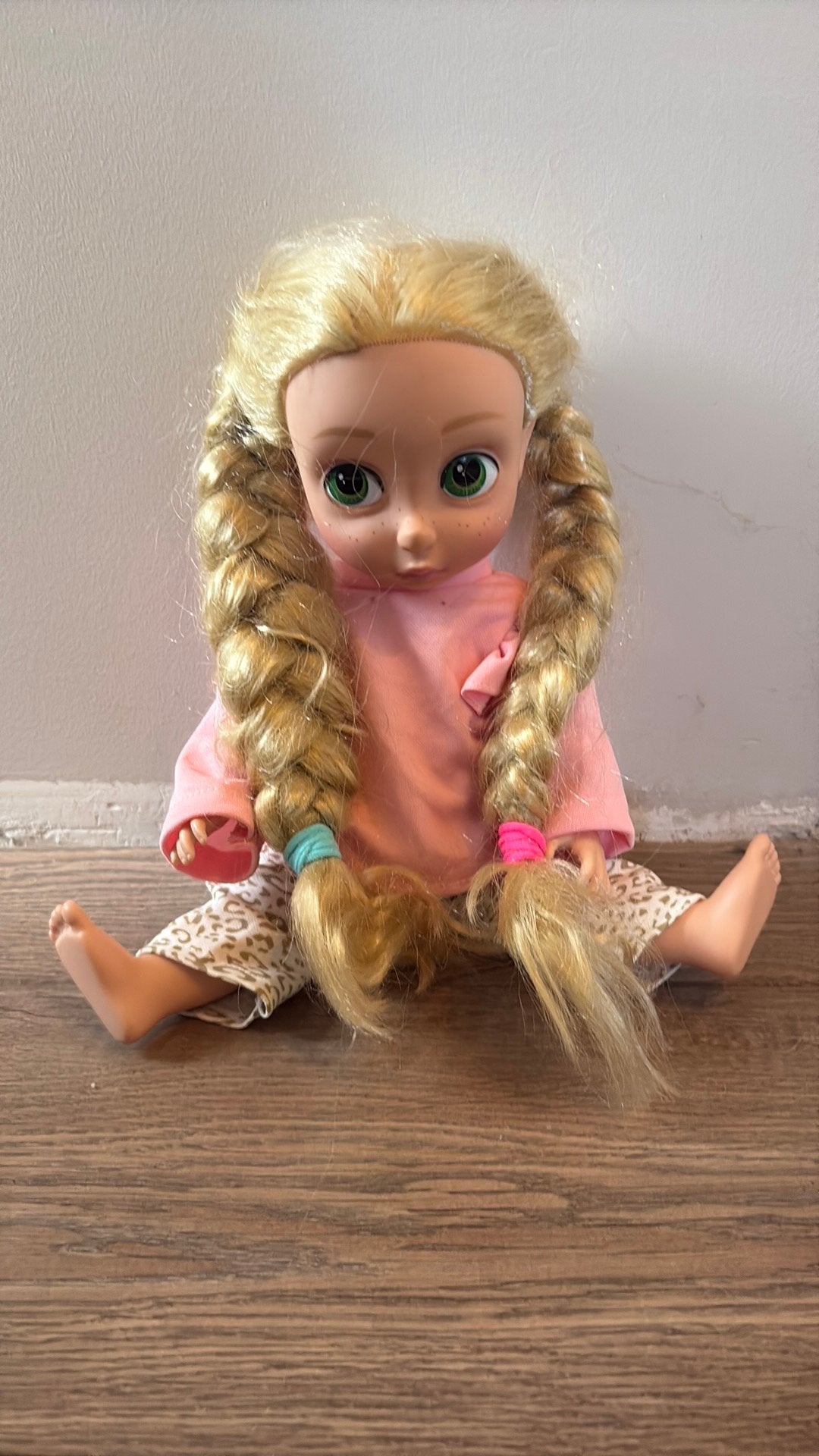 Rapunzel pop (Euro Disney), Ophalen of Verzenden, Zo goed als nieuw, Pop