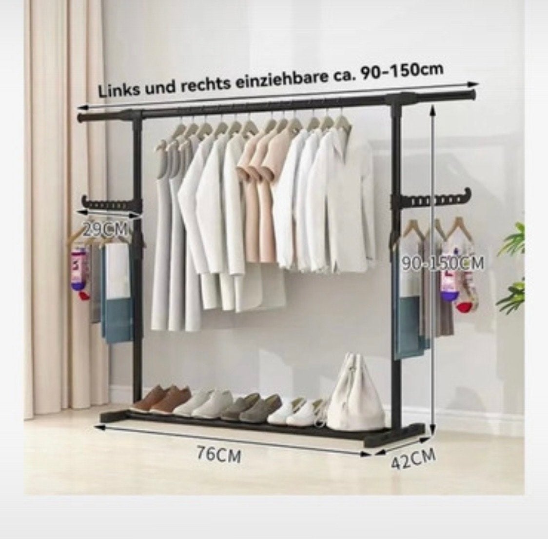 Verstelbaar Kledingrek - Nieuw in doos, Kleding | Dames, Kledingrekken, Nieuw, Ophalen of Verzenden