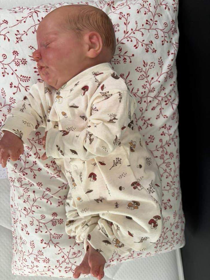 Lieve Reborn baby Paulin, Verzamelen, Poppen, Ophalen of Verzenden, Zo goed als nieuw, Babypop