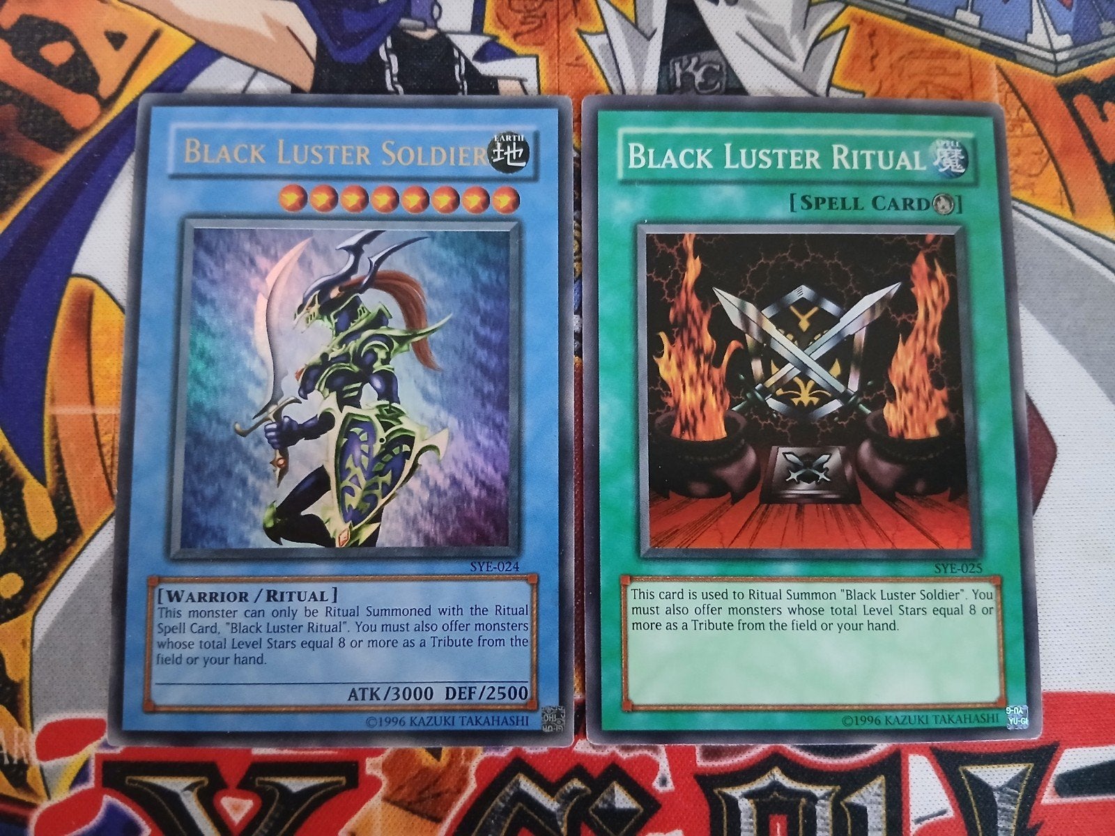 Black Luster Soldier Set - Ultra Rare SYE Starter Deck Yugi, Ophalen, Zo goed als nieuw, Meerdere kaarten, Foil