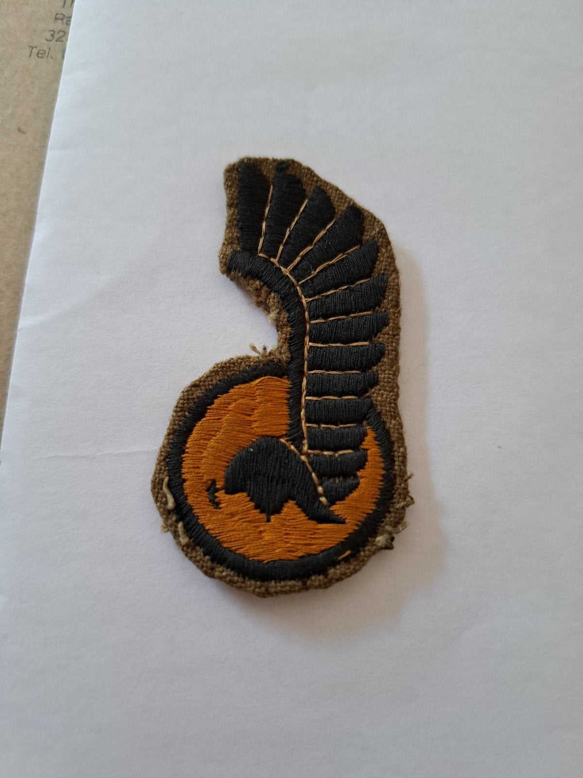 ww2 1e Poolse Pantserdivisie, Verzamelen, Militaria | Tweede Wereldoorlog, Ophalen of Verzenden, Nederland, Embleem of Badge