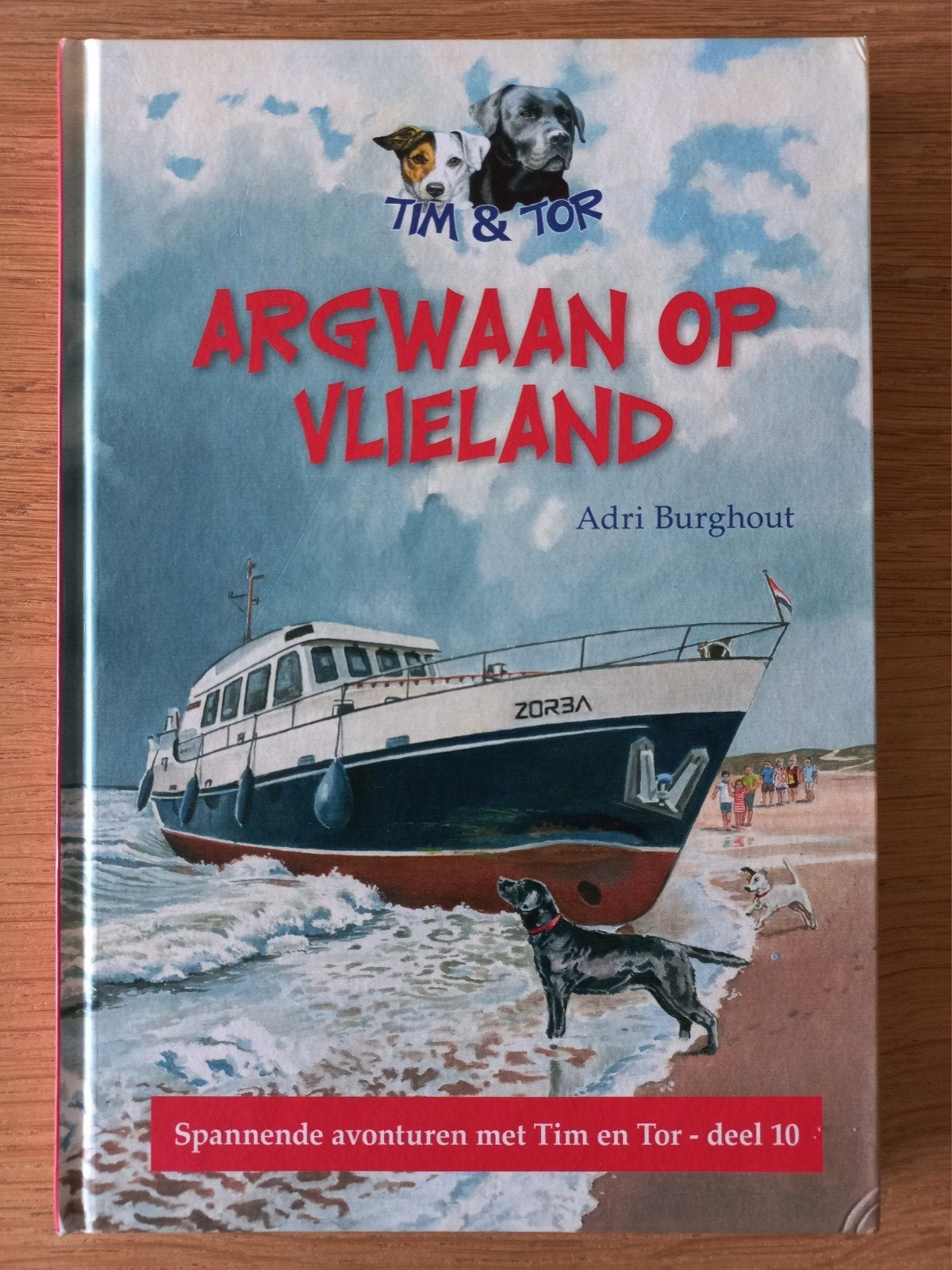 Argwaan op Vlieland, Adri Burghout, Tim & Tor-10, ZGAN!, Boeken, Ophalen of Verzenden, Zo goed als nieuw