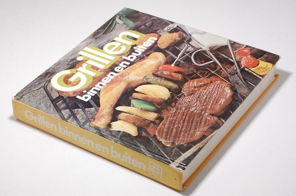 Grillen binnen en buiten - Kookboek Bruna jaren 80, Verzenden, Zo goed als nieuw
