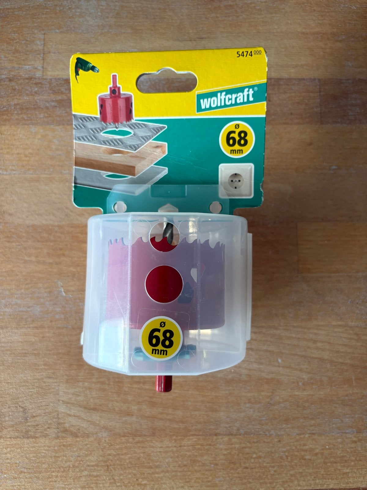 Wolfcraft gatenzaag 68mm voor hout en metaal, Ophalen of Verzenden, Nieuw, Overige typen