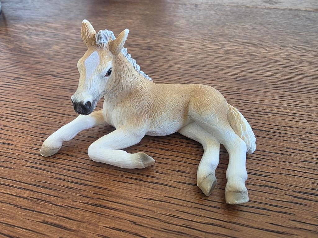 Schleich Haflinger Veulen 13292 collectors item, Ophalen of Verzenden, Gebruikt