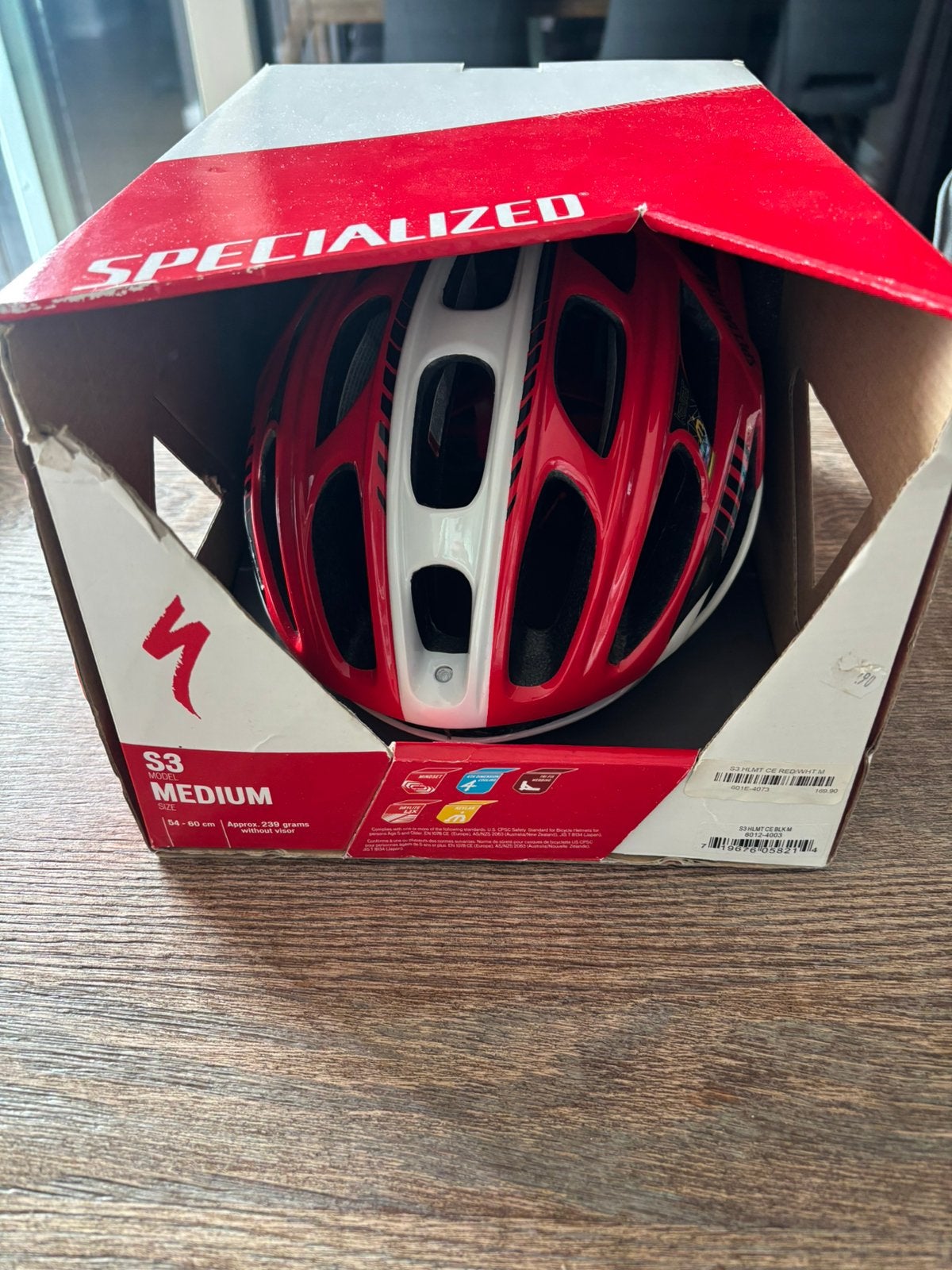 Specialized S3 fietshelm medium 54-60cm compleet, Fietsen en Brommers, Ophalen of Verzenden, Zo goed als nieuw, M, Heer of Dame