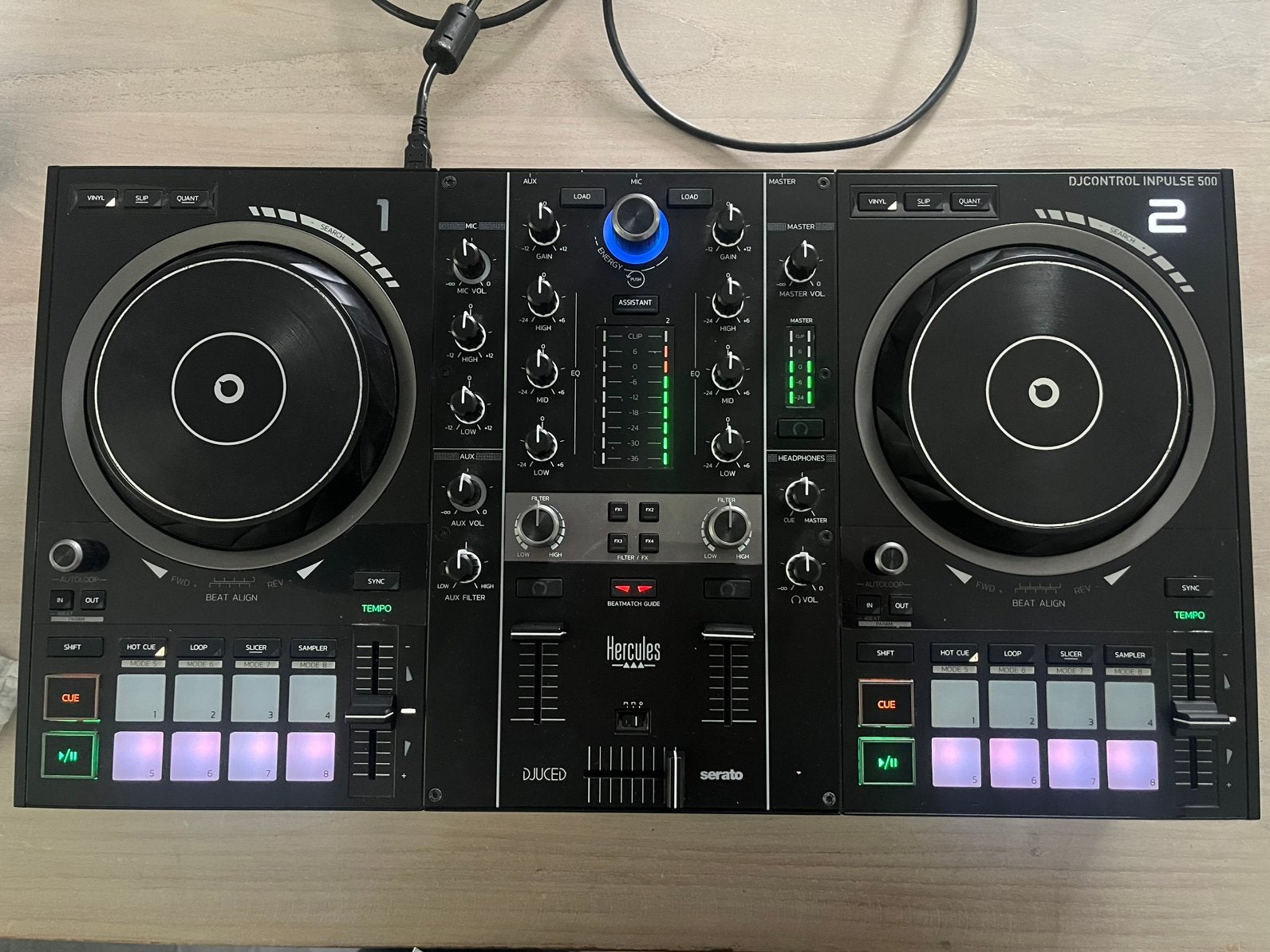 Hercules DJControl Inpulse 500, Ophalen, Zo goed als nieuw, Draaitafel, Overige merken