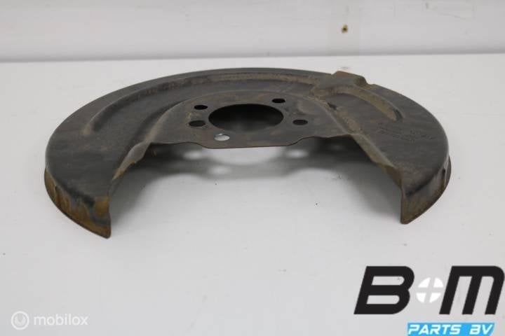 Afdekplaat remschijf linksachter VW Golf 7 5Q0615611P, Gebruikt