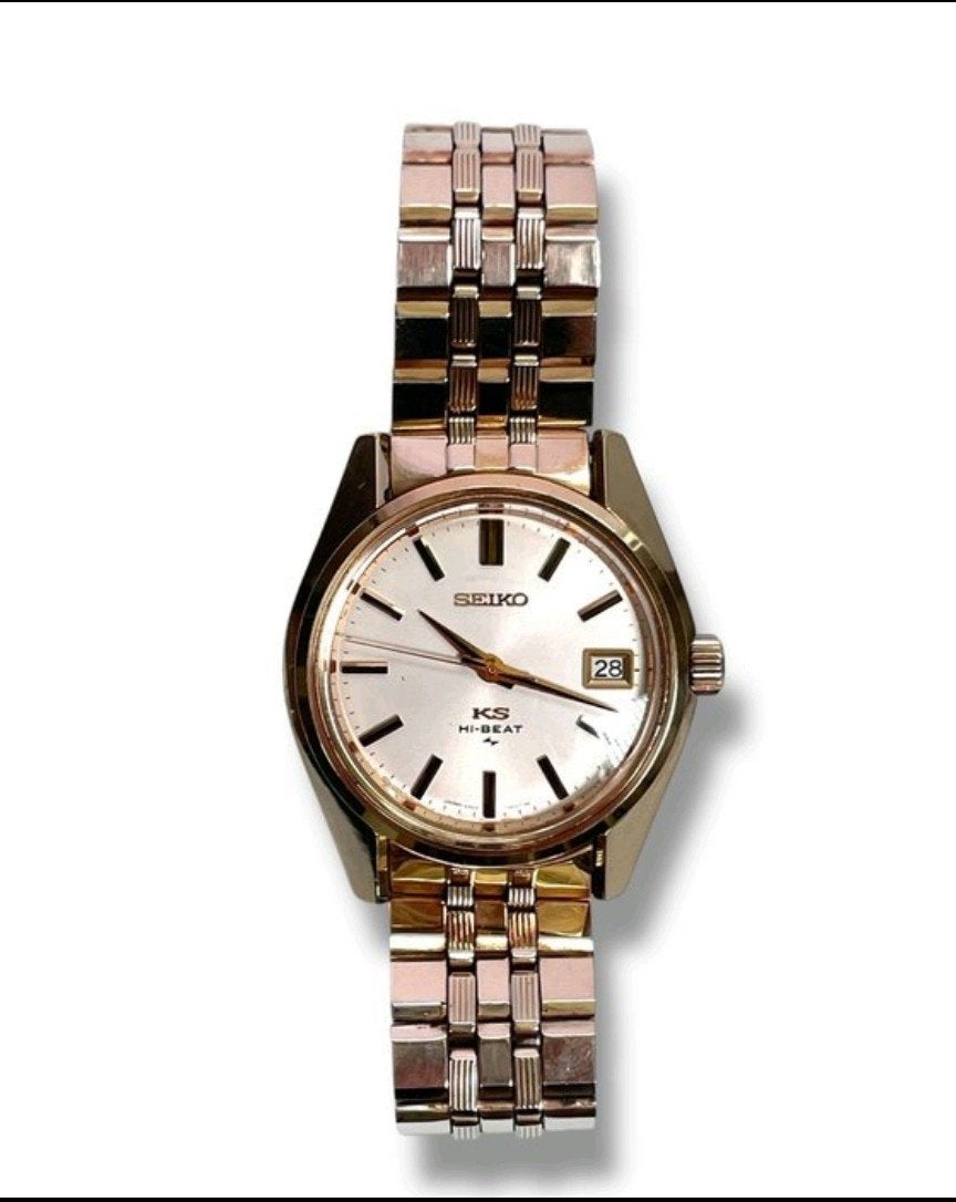 King seiko 4502-7000, Ophalen of Verzenden, Gebruikt, Staal, Seiko