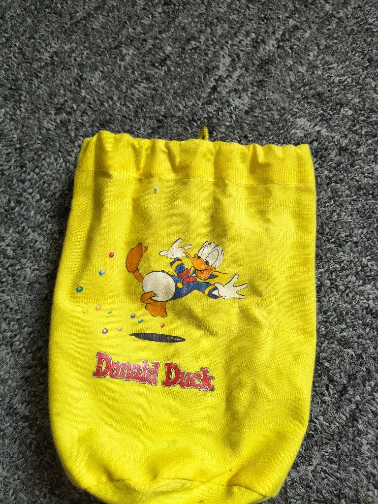 Donald Duck knikkerzak en knikkers, Ophalen of Verzenden