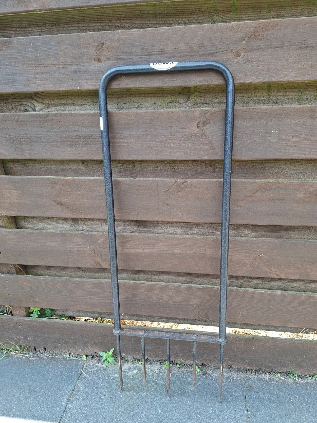 De Wit Gazonbeluchter met 5 gesmede tanden, Tuin en Terras, Hand-tuingereedschap, Ophalen, Zo goed als nieuw, Overige soorten