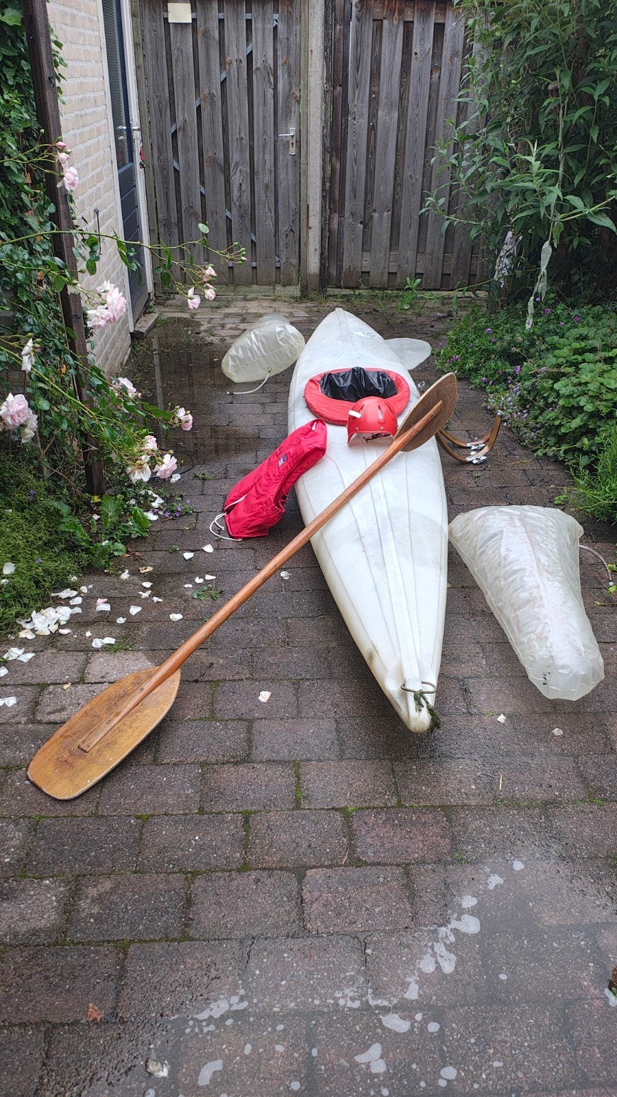 Kajak Polyethyleen wildwater/allround/toer, Watersport en Boten, Kajaks, Ophalen, Gebruikt, 1-persoons