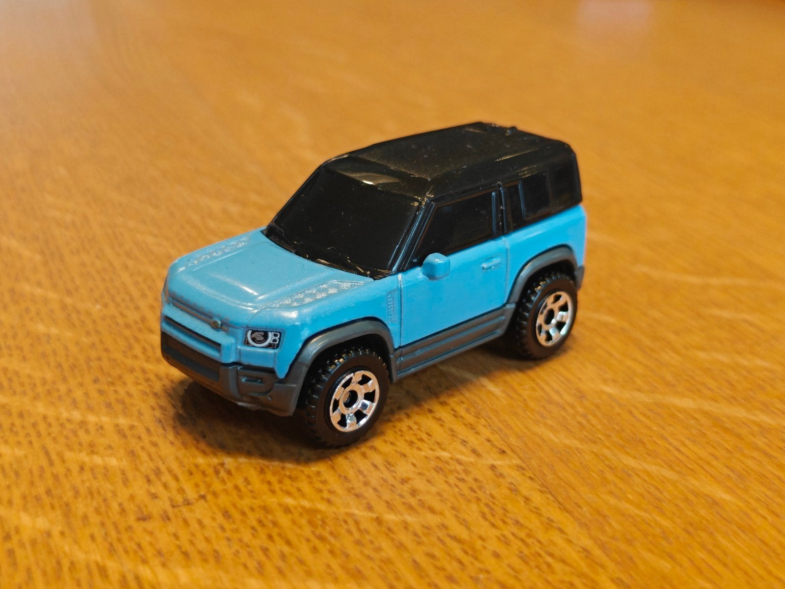 Matchbox Land Rover Defender BLAUW, Ophalen of Verzenden, Auto