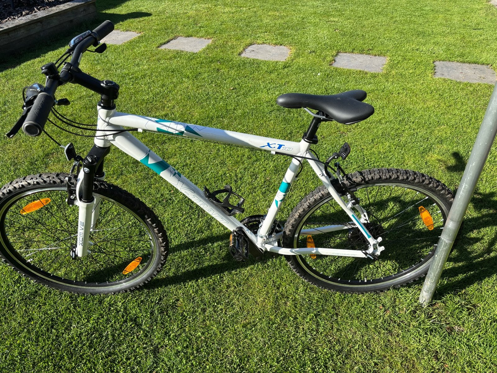 Witte mountainbike met Shimano Deore versnellingen, Gebruikt, Hardtail, 53 tot 57 cm, Ophalen