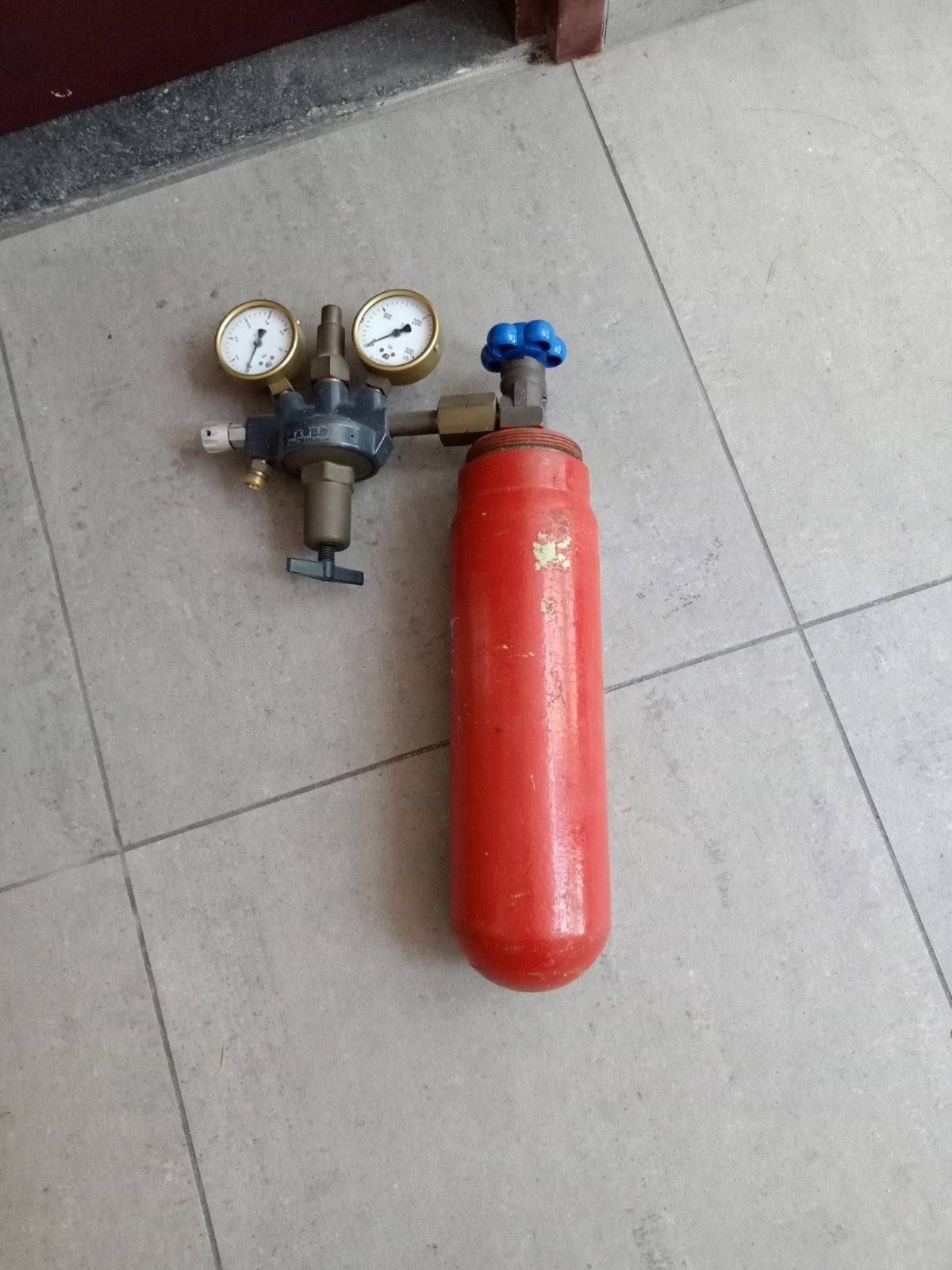Waterstof fles, Ophalen of Verzenden, 250 ampère of meer, Co2