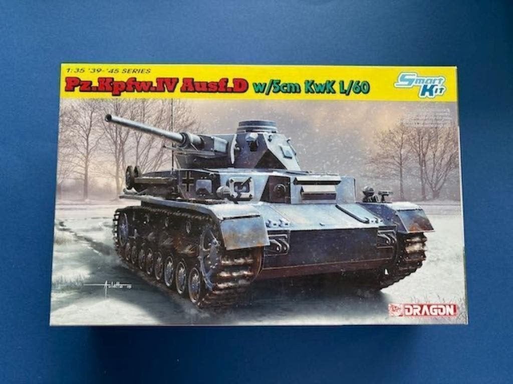 DRAGON 6736 Pz.Kpfw.IV Ausf.D w/5cm L/60 1/35 sealed, Hobby en Vrije tijd, Modelbouw | Auto's en Voertuigen, Verzenden, 1:32 tot 1:50