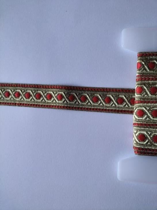 Sinterklaas bram band goud-band verkrijgbaar per meter, Ophalen