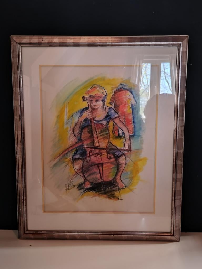 Tekening inclusief lijst 72x88, Ophalen