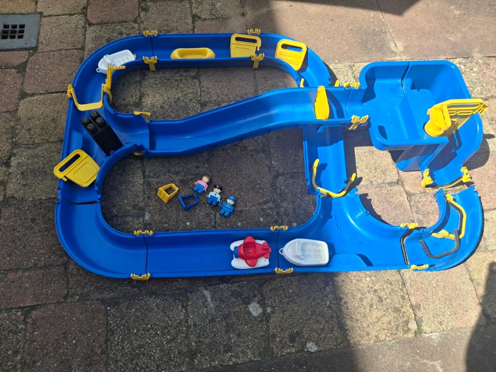 Waterbaan met bootjes en poppetjes, Ophalen of Verzenden, Gebruikt