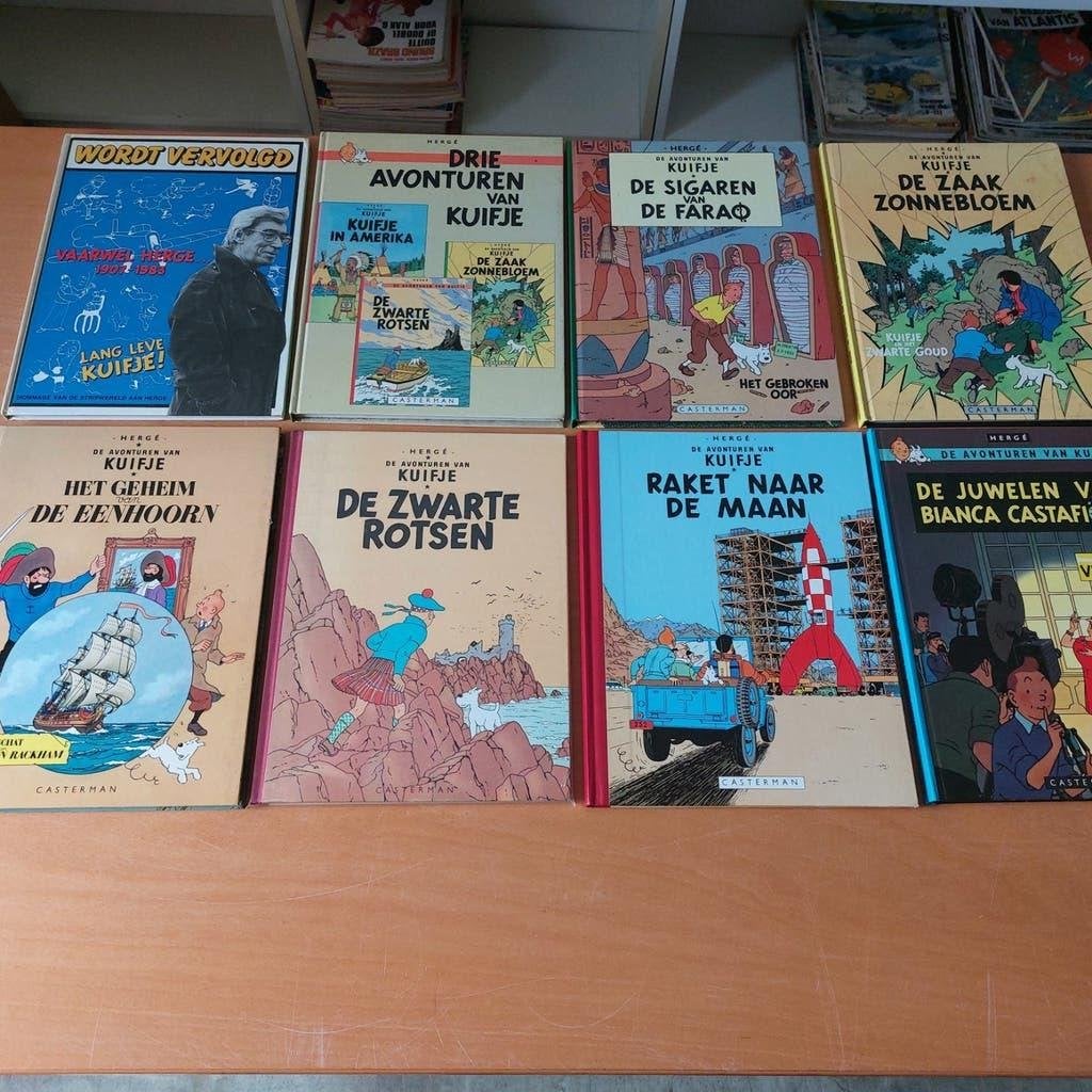 Verzameling HC en SC Kuifje (incl. 2 x facsimile), Boeken, Meerdere stripboeken, Ophalen of Verzenden, Gelezen, Hergé