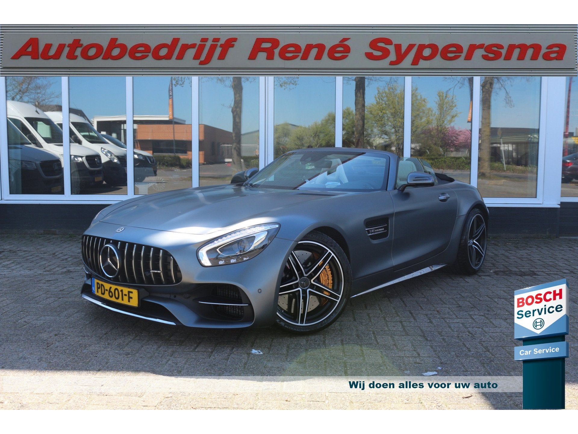 Mercedes-Benz AMG GT Roadster 4.0 C 558 PK Keramische remmen, Auto's, Mercedes-Benz, Automaat, Dealer onderhouden, Achterwielaandrijving