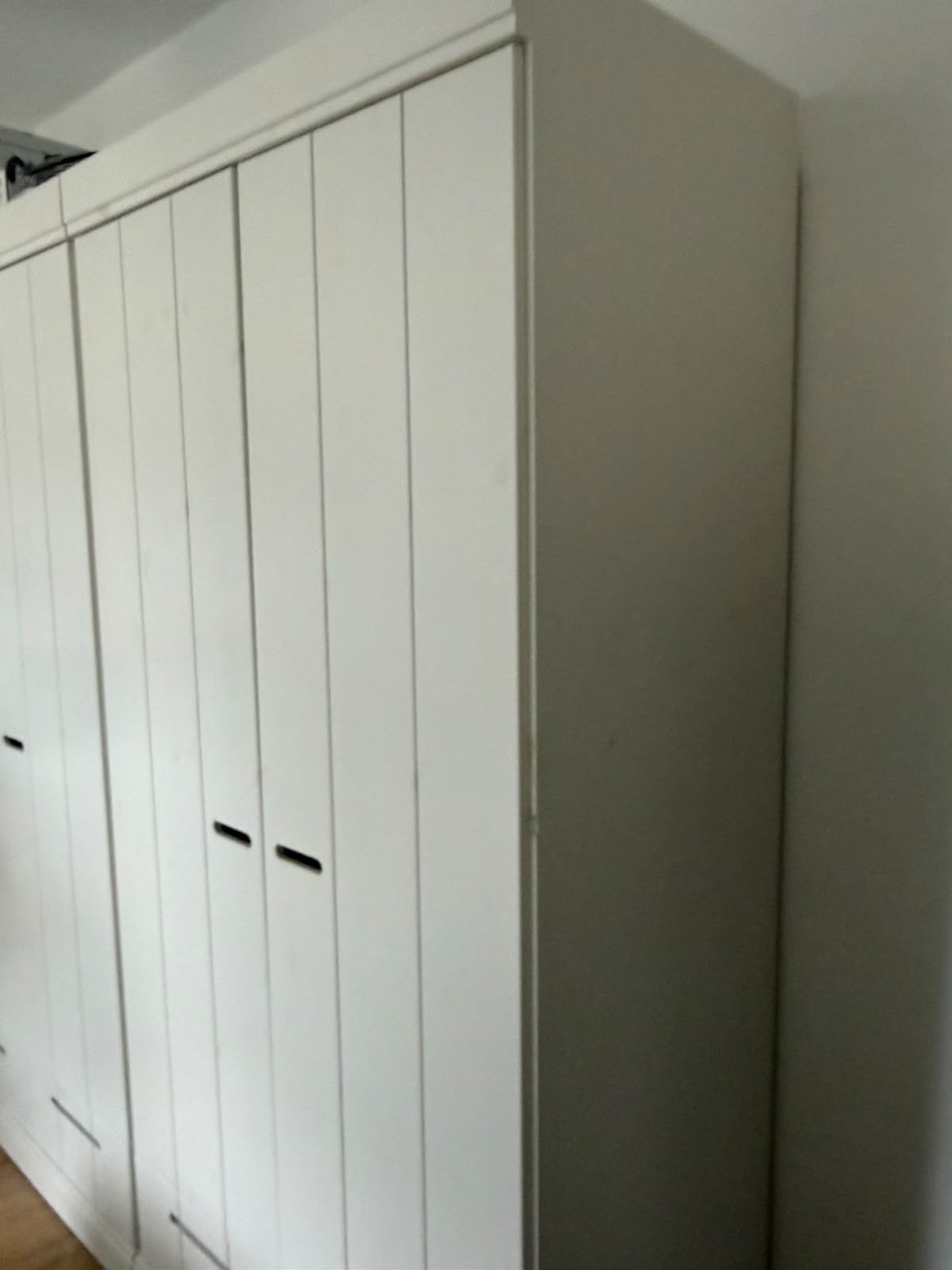 WOOOD Connect 2-deurs kledingkast met lade wit, 200 cm of meer, Zo goed als nieuw, Met lade(s), Overige houtsoorten