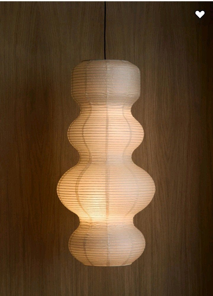 Hanglamp van rijstpapier H&M, E14 (klein), Nieuw, Ophalen of Verzenden, Overige merken