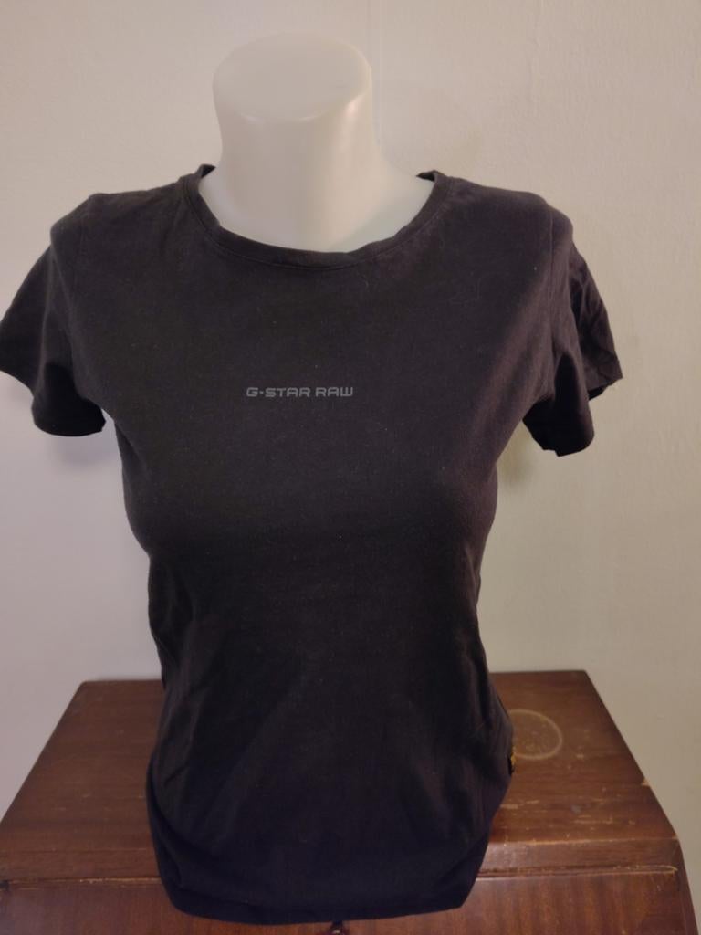 G-star Raw zwart T-shirt korte mouw, M, Kleding | Dames, T-shirts, Maat 38/40 (M), Zwart, Ophalen of Verzenden, G-STAR RAW