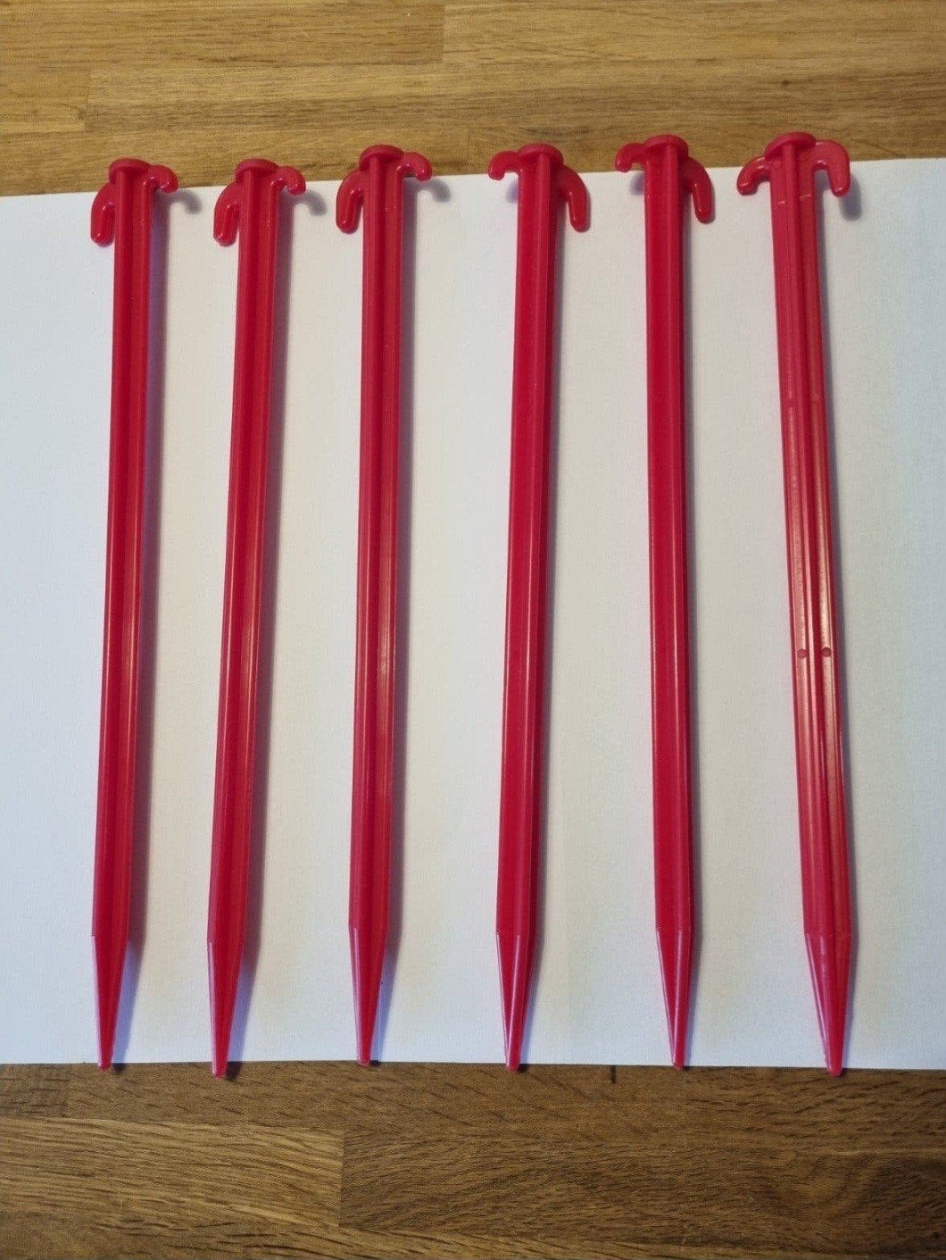 Kunstof tentharingen 20 cm en 30 cm (nieuw/gebruikt), Ophalen of Verzenden, Zo goed als nieuw