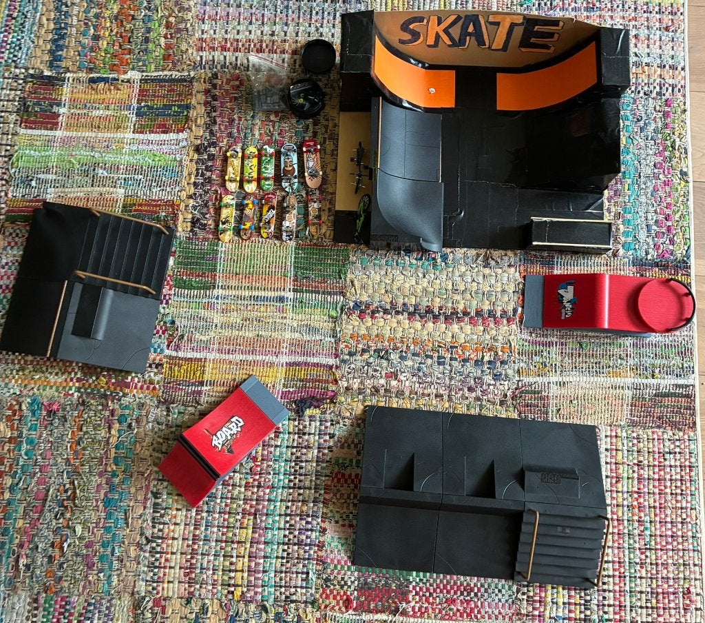 Tech Deck Fingerboard - 12 delig (+ boards en fietsen), Ophalen of Verzenden, Gebruikt