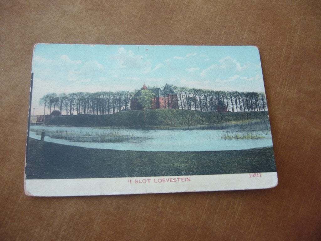 ZALT BOMMEL  =  T, SLOT LOEVESTEIN  BRIEFKAART 1908, Ophalen of Verzenden, Voor 1920, Gelopen, Gelderland