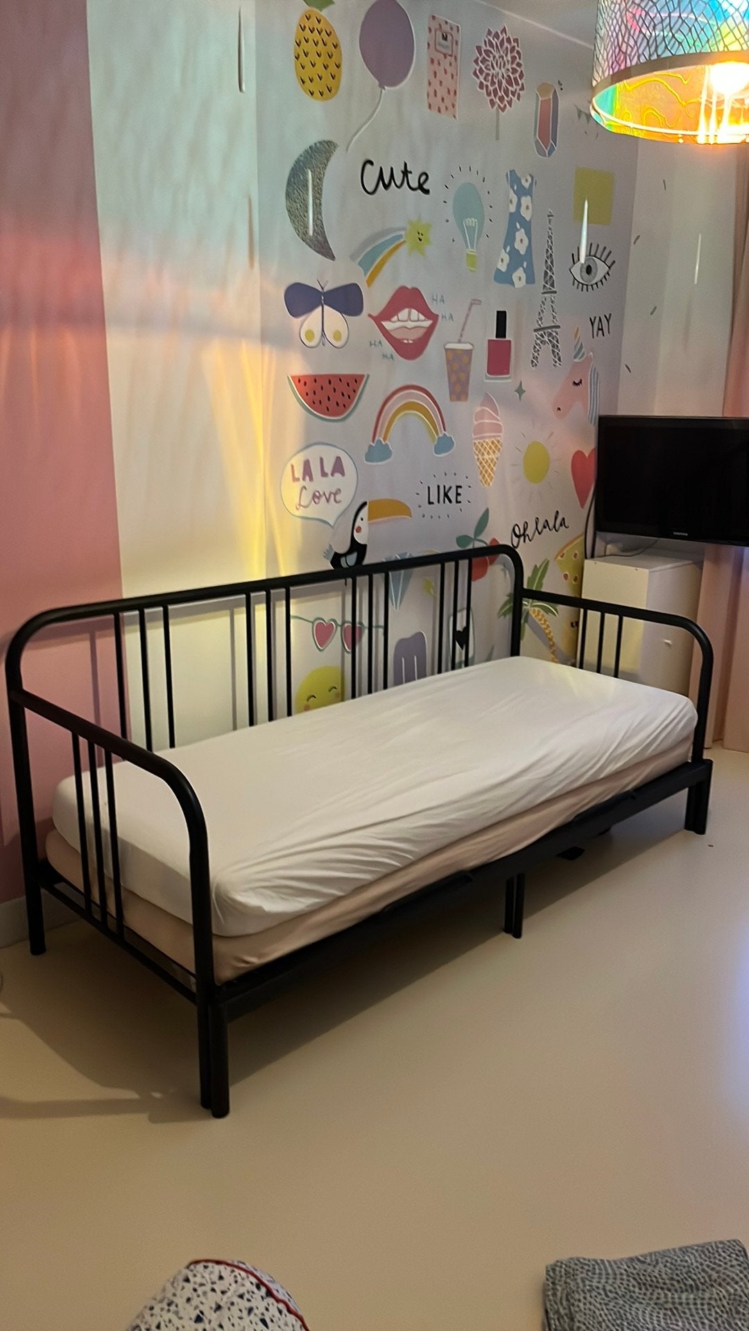 Uitschuifbaar bed ikea fyresdal, Ophalen, 90 cm, Eenpersoons, Zo goed als nieuw