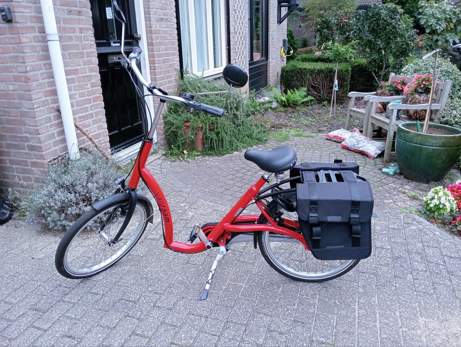 Van Raam Balance fiets - Zo goed als nieuw met tassen, Fietsen en Brommers, (Extra) lage instap, Zo goed als nieuw, Minder dan 47 cm