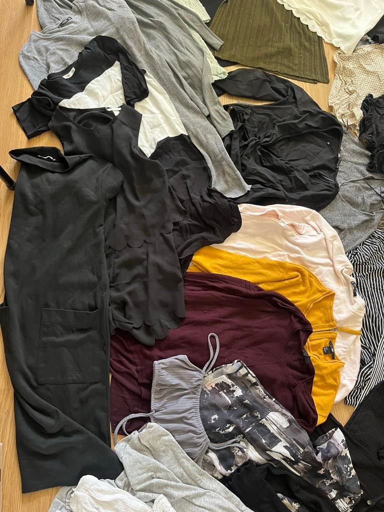 Kledingbox dames maat S (XS-M/L) - ruim 35 items, Ophalen of Verzenden, Gedragen, Maat 36 (S)