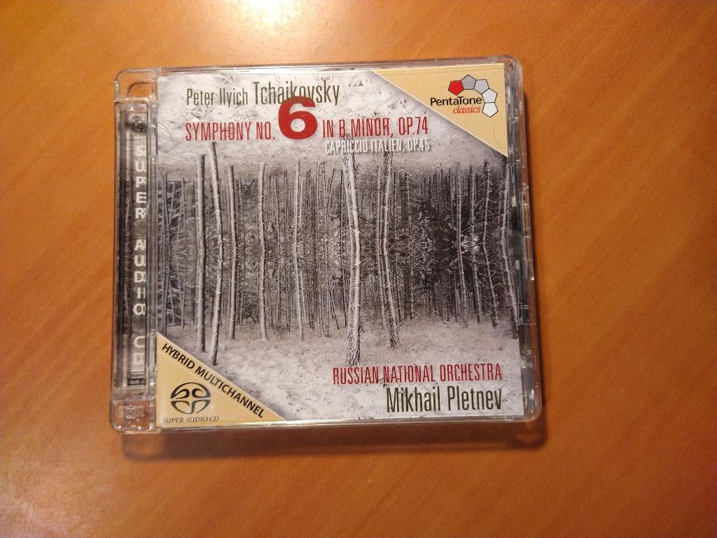Super Audio CD Tchaikovsky - Symphony No. 6, Cd's en Dvd's, Cd's | Klassiek, Ophalen of Verzenden, Romantiek, Zo goed als nieuw