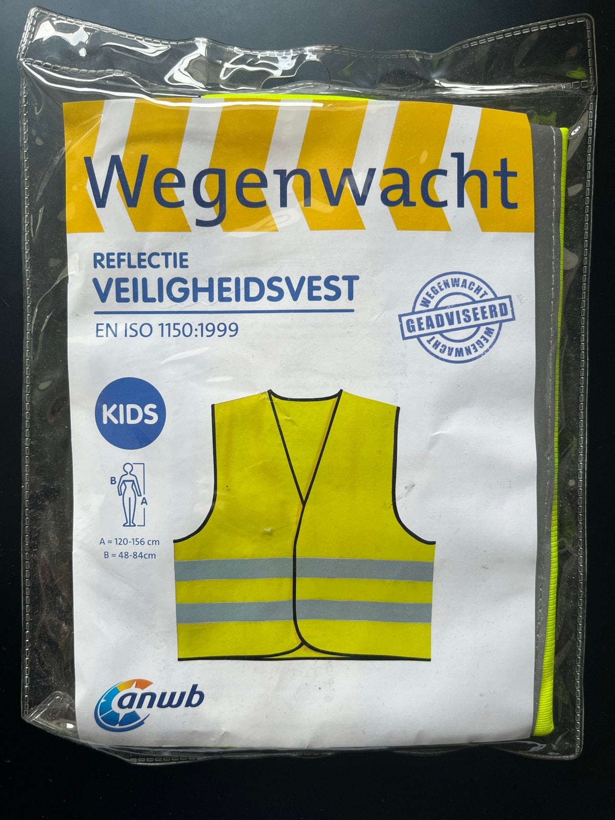 ANWB Wegenwacht Reflectie Veiligheidsvest Kids - Nieuw, Ophalen, Nieuw, Overige maten, Jongen of Meisje