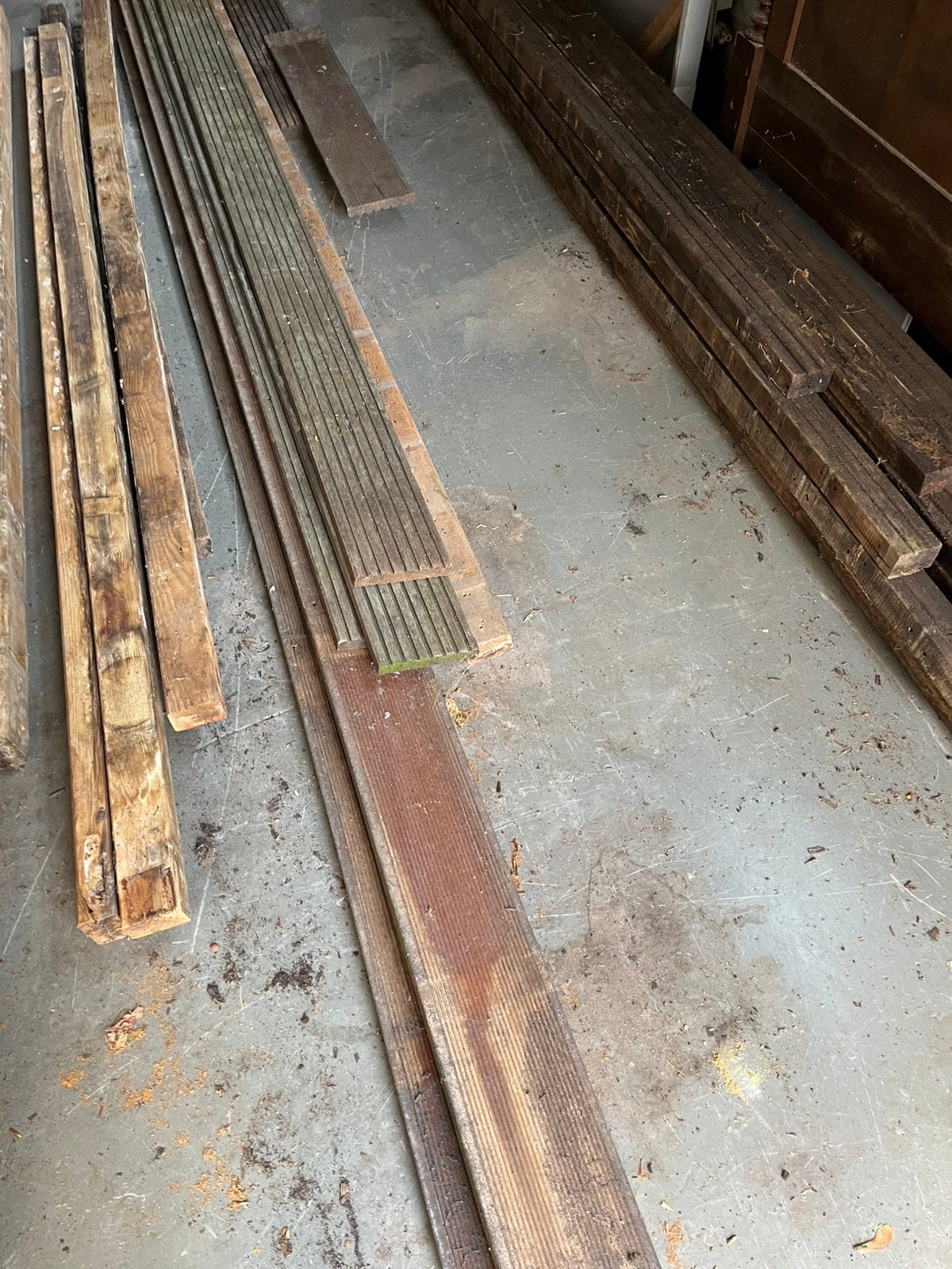 Bankirai balken, Ophalen, Gebruikt, Balken, Hardhout