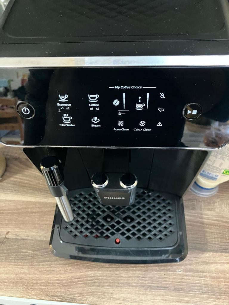 Philips Volautomatische Espressomachine - Zeer goed werkend, Gebruikt, Espresso apparaat, 4 tot 10 kopjes, Afneembaar waterreservoir