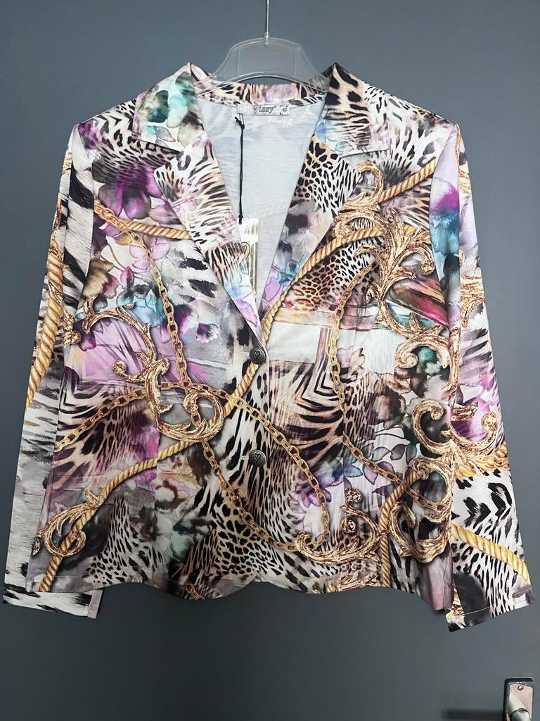 Missy blazer met print,maat XXXL, Overige kleuren, Verzenden, Maat 46/48 (XL) of groter, Nieuw