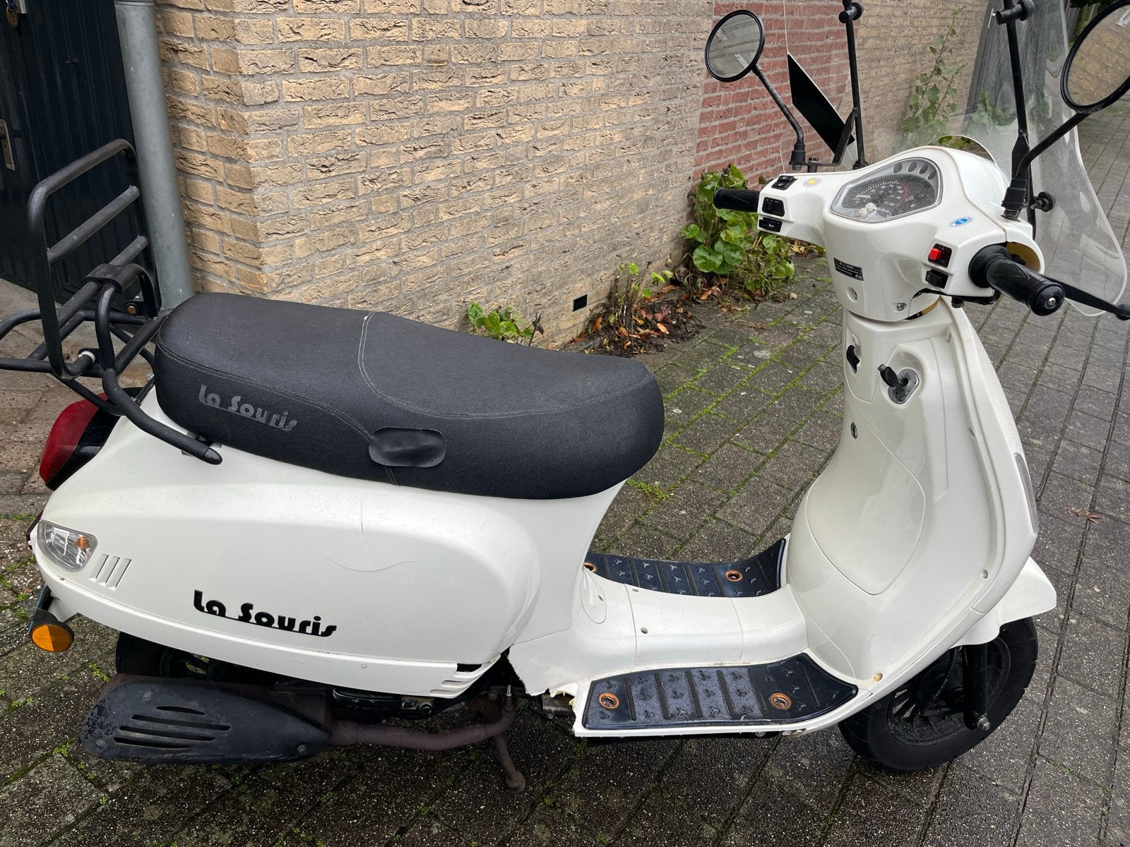 La Souris Scooter - Wit, Gebruikt, 15814 km, Ophalen, Gebruikt, Benzine, Overige merken