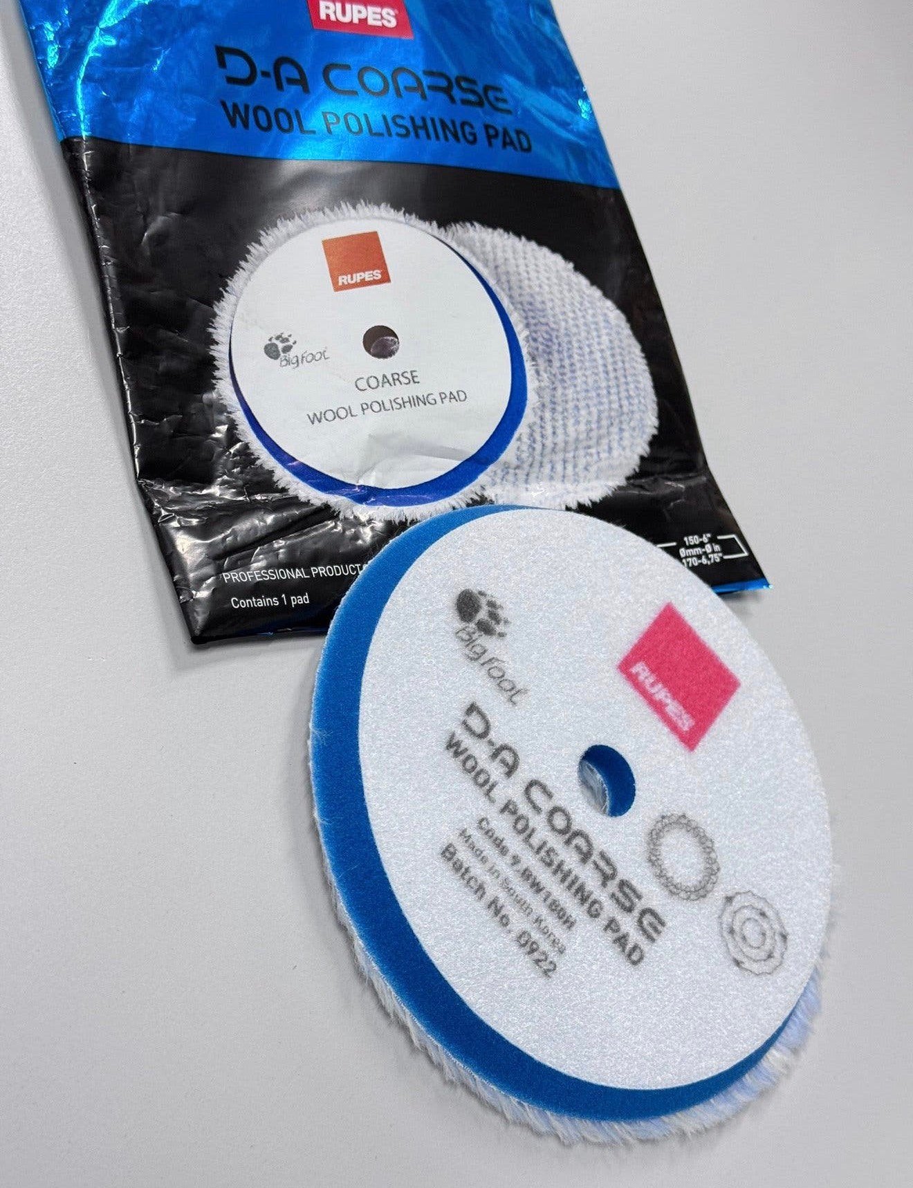 RUPES Wollen Polijstpad Grof Blauw wol 150-170mm polijst pad, P, P, P, Nieuw