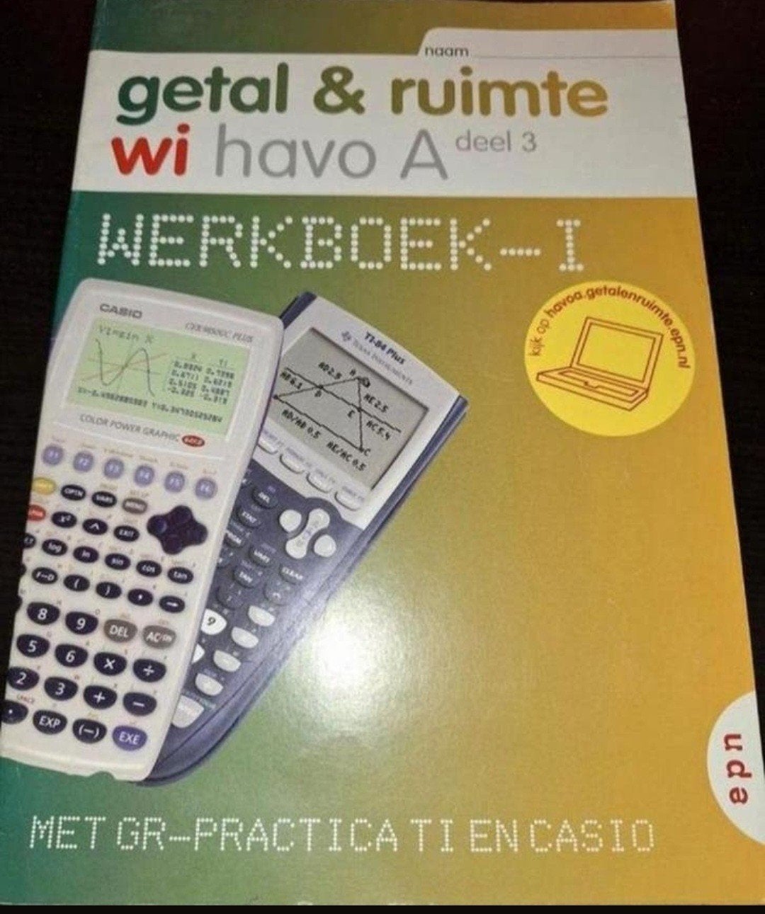 Getal & Ruimte Werkboek-I HAVO A deel 3, Boeken, Schoolboeken, Ophalen of Verzenden, Zo goed als nieuw, HAVO, Wiskunde A